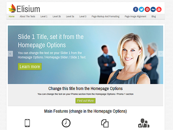 Elisium WordPress theme created by Ramona Jar